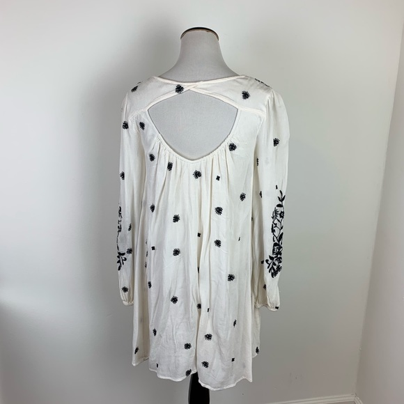 Free People White Embroidered Dress - Picture 5 of 7